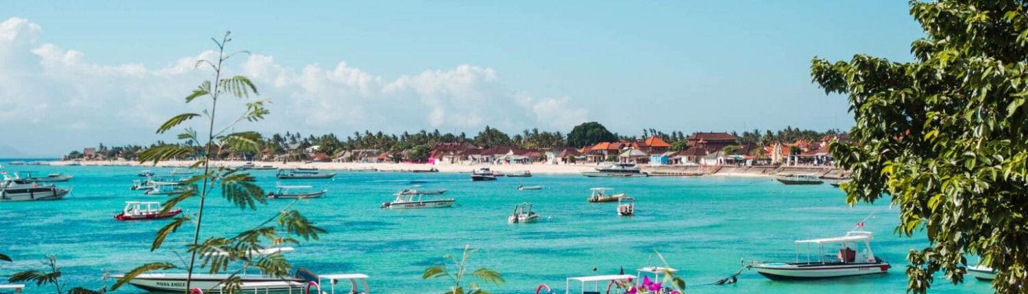 Pristine Nusa Lembongan coastline, near our Bali Yoga training location