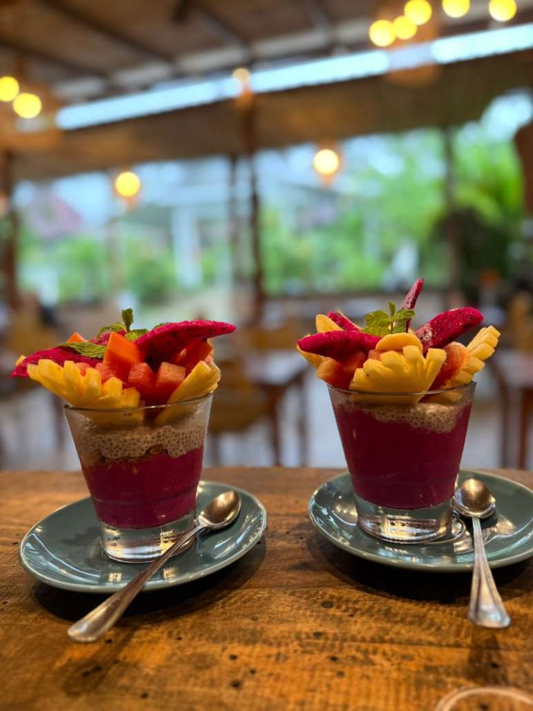 MEALS INCLUDED WITH THE YOGA GARDEN STUDIO HIRE