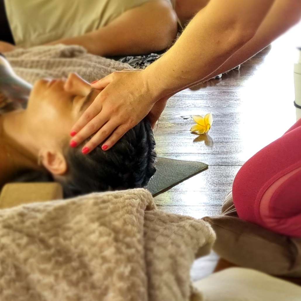 Open-Air Bamboo Shala for Yin Yoga & Reiki Teacher Training in Bali