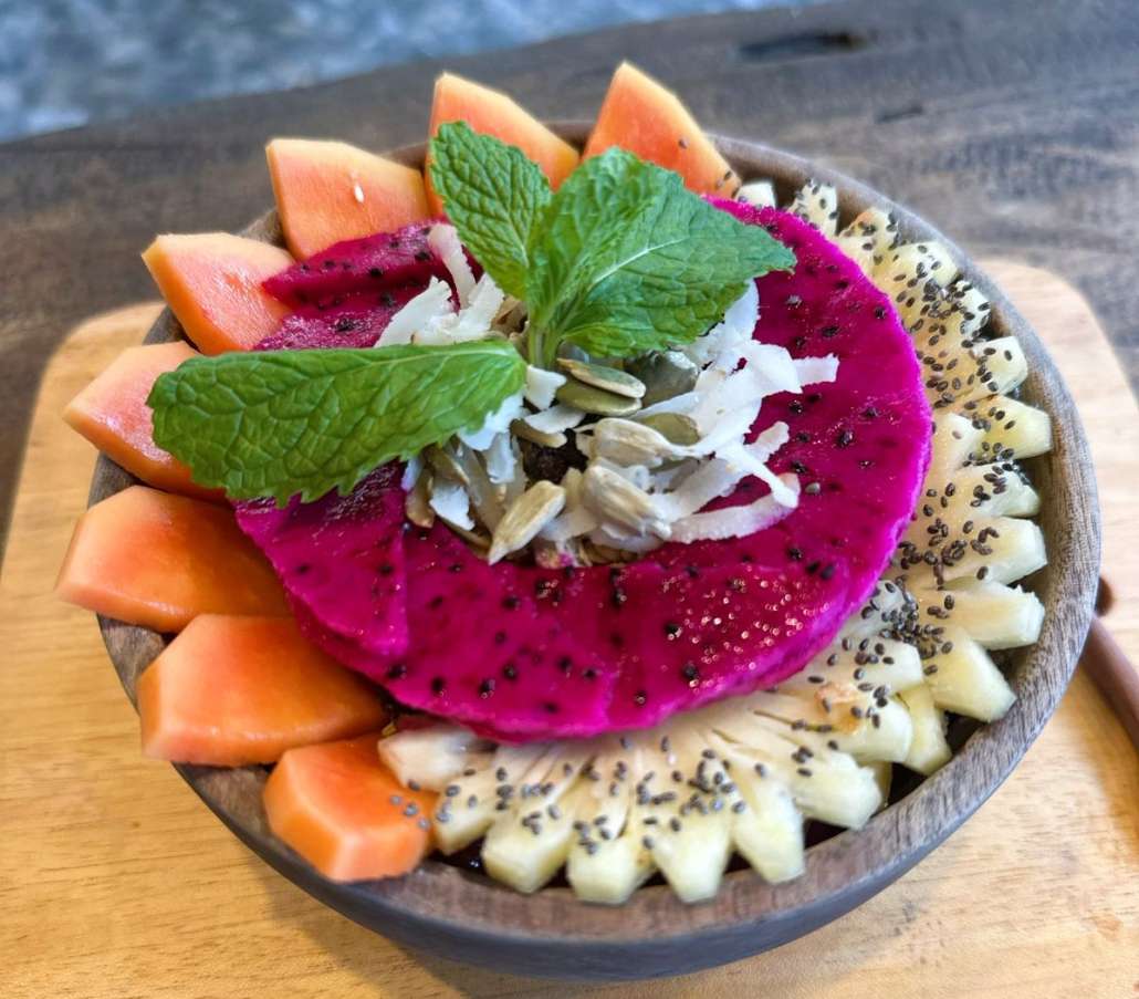 the yoga garden lembongan breakfast