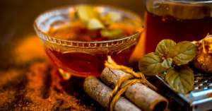 Exploring daily rituals through Ayurveda — gentle self-massage, herbal tea & mindful reflection as pathways to elemental balance and inner harmony