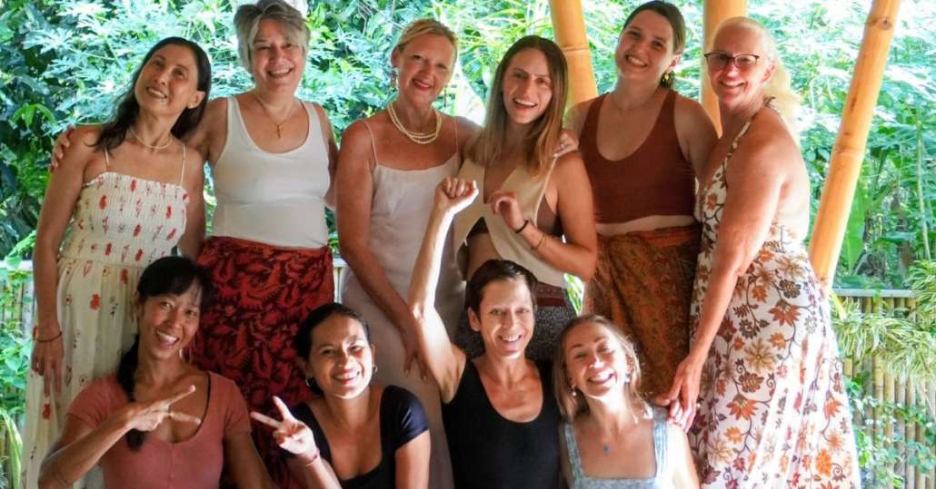 a-traditional-balinese-blessing-to-end-our-journey-during-our-2026-200-hour-yoga-program-bali-nusa-lembongan-akira-yoga (1) a traditional ceremony at the end of your 200 hour yoga teacher training program, including a sharing circle, traditional balinese blessing and group meal